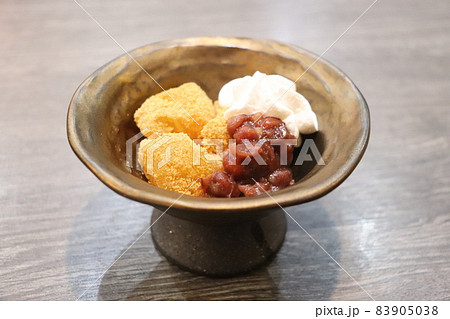 和風パフェ(わらび餅と白玉のクリームぜんざい) 和風パフェ(わらび餅と白玉のクリームぜんざい) 83905038