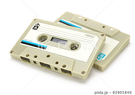 古いカセットテープ 2本の写真素材 [83905849] - PIXTA