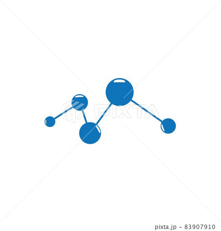 Molecule logo template vector icon 83907910