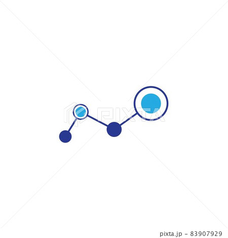 Molecule logo template vector icon Molecule logo template vector icon 83907929