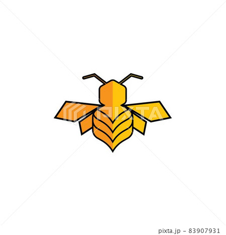 Bee logo vector icon 83907931