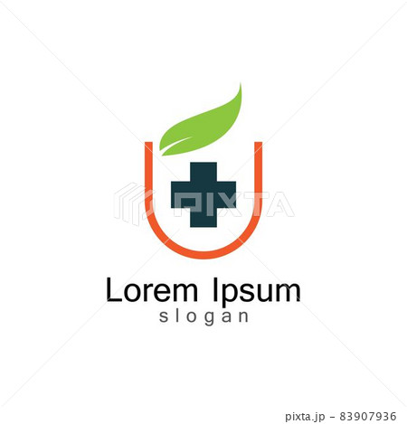 Medical logo template vector icon Medical logo template vector icon 83907936