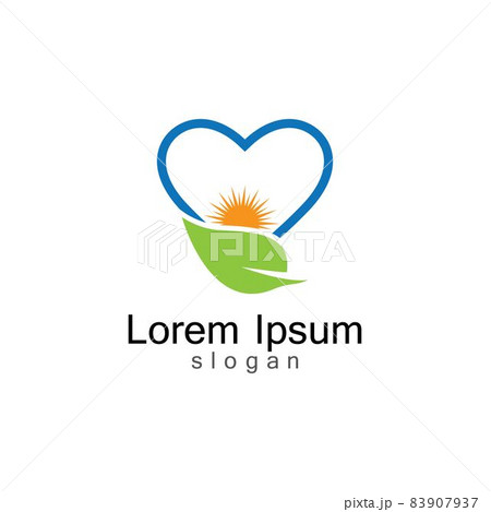 Leaf logo vector icon 83907937