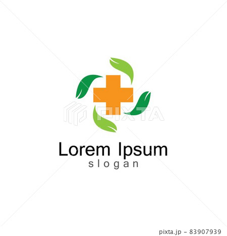 Medical logo template vector icon 83907939