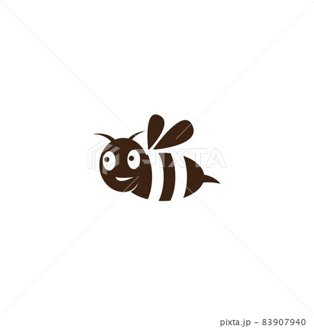 Bee logo vector icon Bee logo vector icon 83907940