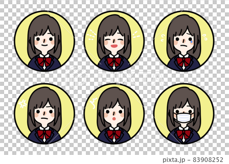 人 icon_schoolgirl 面部表情集 人 icon_schoolgirl 面部表情集 83908252
