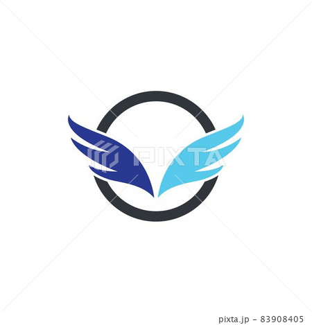 Wing logo template symbol icon illustration 83908405