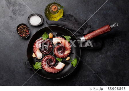 Grilled octopus Grilled octopus 83908843