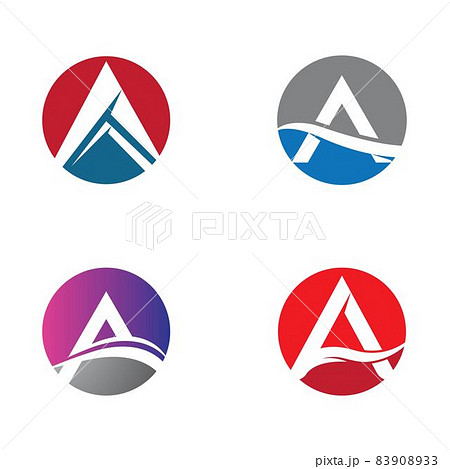 A letter logo vector icon illustrationのイラスト素材 [83908933] - PIXTA