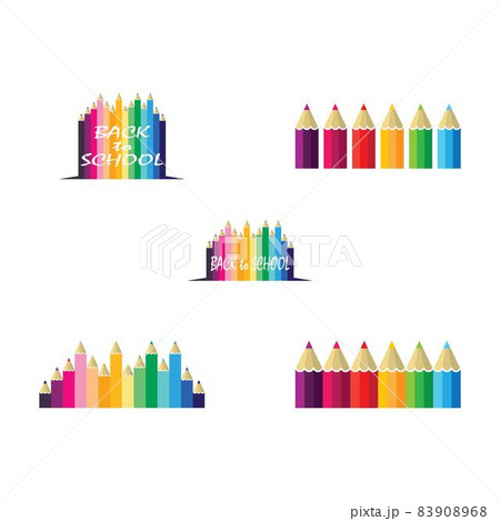 Color pencil vector illustration Color pencil vector illustration 83908968