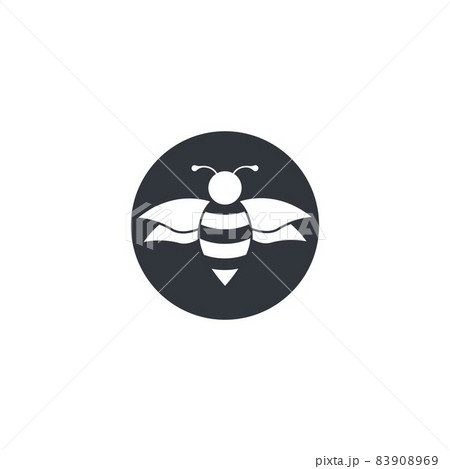 Bee logo vector icon illustration Bee logo vector icon illustration 83908969