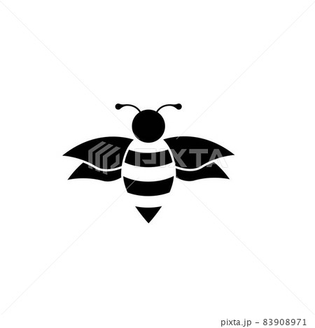 Bee logo vector icon illustration 83908971