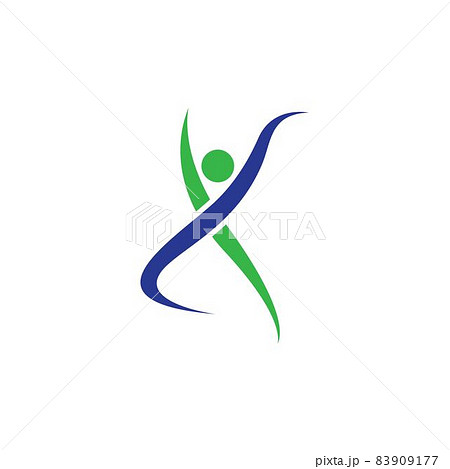Wellness logo template vector icon 83909177