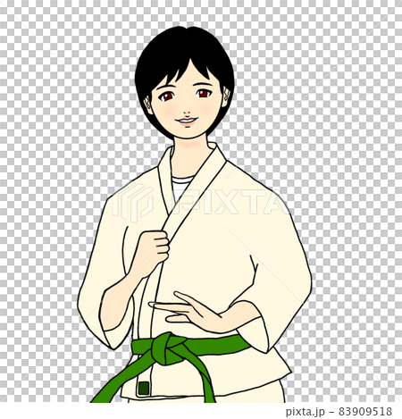 武道を学ぶ女性 武道を学ぶ女性 83909518