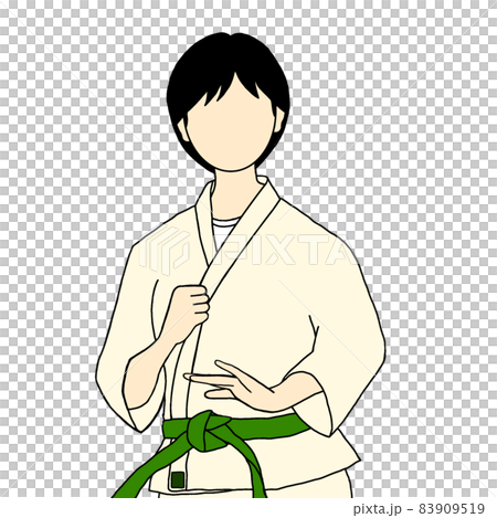 武道を学ぶ人物 武道を学ぶ人物 83909519