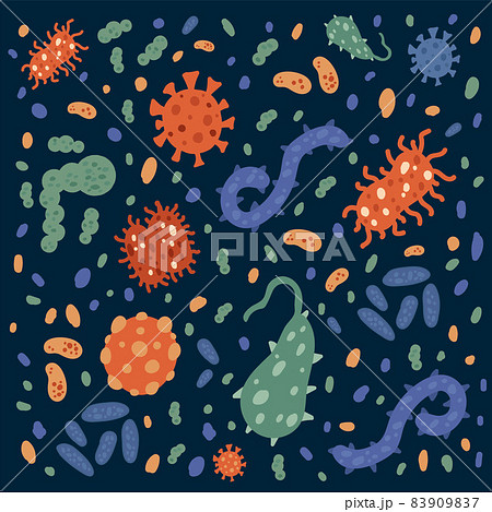 Free download Colored Cartoon Microbes Seamless Pattern On White Background  1300x1300 for your Desktop Mobile  Tablet  Explore 41 Bacteria  Background  Bacteria Wallpaper