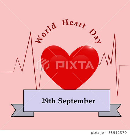 World Heart Day Background World Heart Day Background 83912370