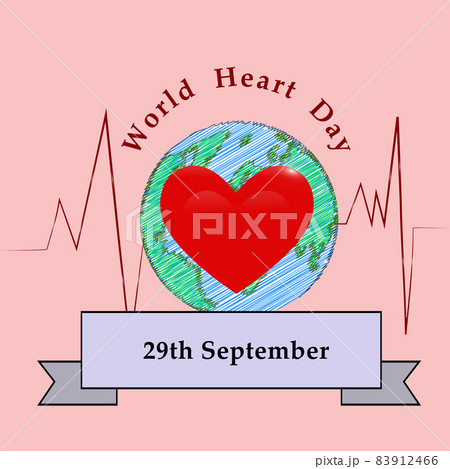 World Heart Day Background 83912466