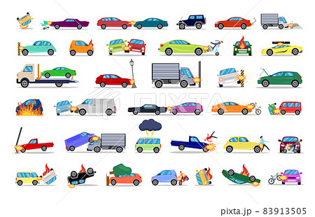 Car Crashes Illustrations Car Crashes Illustrations 83913505