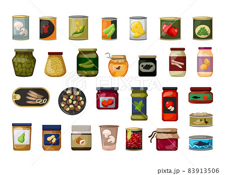 Set of Canned Food Set of Canned Food 83913506