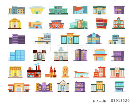 Set of City Buildings Set of City Buildings 83913520