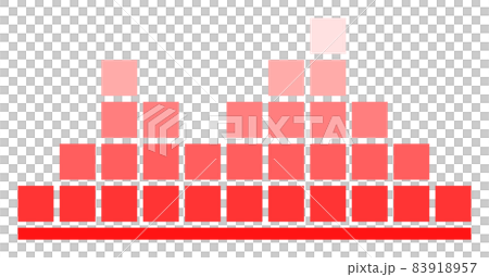 Illustration of an equalizer that goes up and down Illustration of an equalizer that goes up and down 83918957