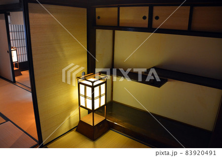 紅葉期の旧島松駅逓所(内外観) 紅葉期の旧島松駅逓所(内外観) 83920491