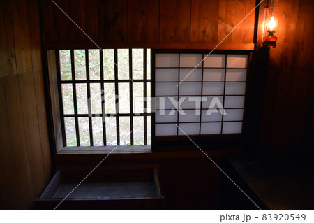 紅葉期の旧島松駅逓所(内外観) 紅葉期の旧島松駅逓所(内外観) 83920549