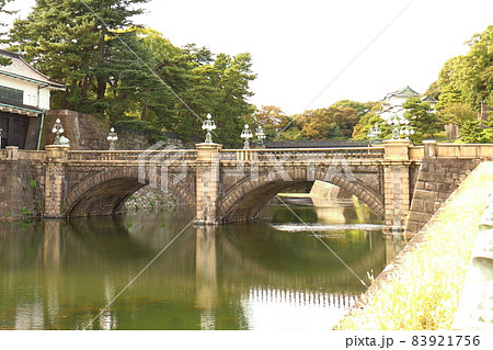 皇居二重橋 正門 正門石橋 正門鉄橋 伏見櫓 東京都千代田区千代田の皇居内 皇居二重橋 正門 正門石橋 正門鉄橋 伏見櫓 東京都千代田区千代田の皇居内 83921756