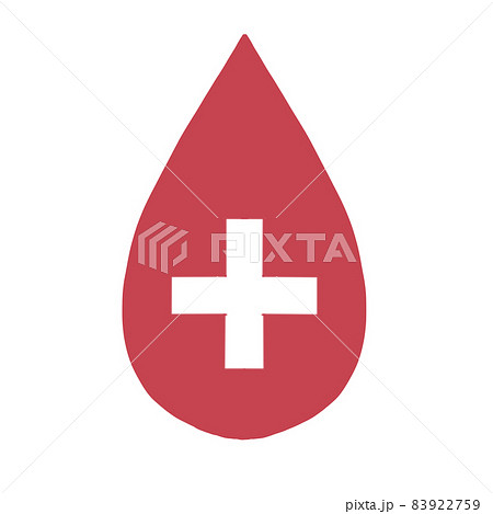 献血のイメージ 血液のアイコンのイラスト素材