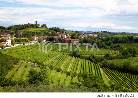 Smartno medieval village in Goriska Brda region, Slovenia. Smartno medieval village in Goriska Brda region, Slovenia. 83923023