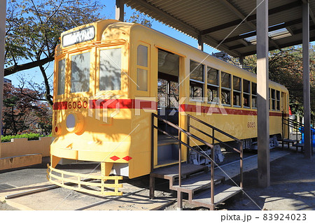 飛鳥山公園　都電荒川線の車両　東京都北区王子 83924023