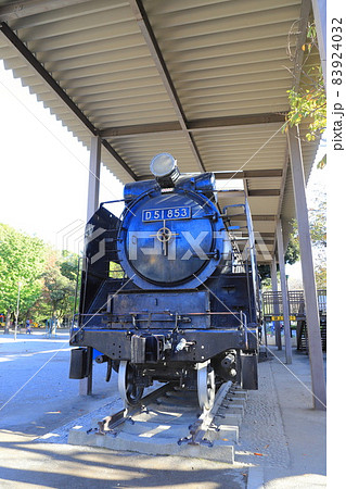 飛鳥山公園　蒸気機関車　D51853  東京都北区王子 83924032