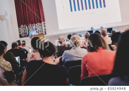 Speaker at Business Conference and Presentation. Speaker at Business Conference and Presentation. 83924948