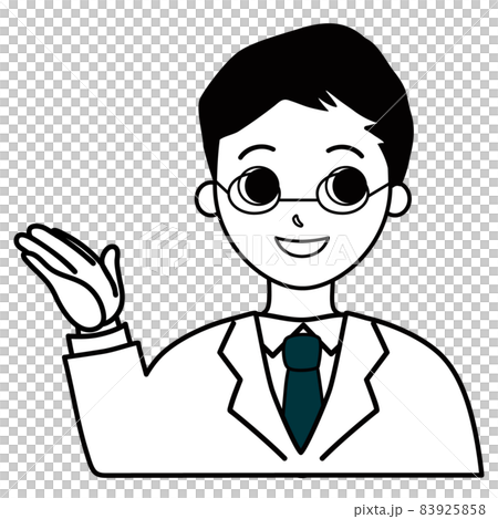 醫生(醫務工作者)說明圖素材 醫生(醫務工作者)說明圖素材 83925858