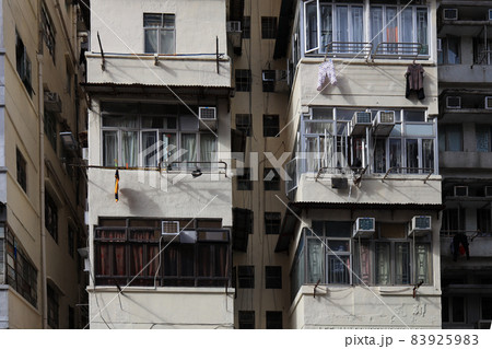 the residential dwellings in the area are mid-rise flats, Sham Shui Po 17 July 2021 83925983