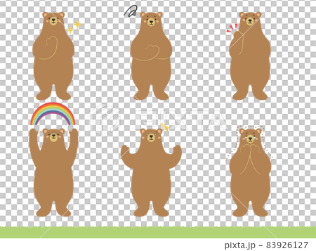 Bear facial expression set 02 [Kuma-san series] 83926127
