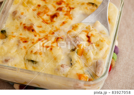 カボチャとマカロニのグラタン 83927058