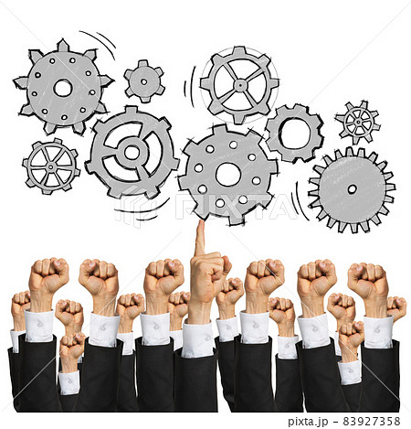 Business and teamwork concept Business and teamwork concept 83927358