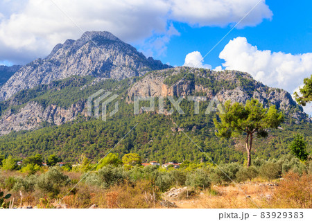 View of the Taurus mountains in Antalya province, Turkey View of the Taurus mountains in Antalya province, Turkey 83929383