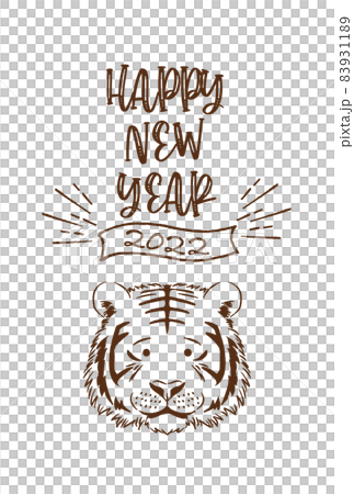 老虎新年賀卡 83931189