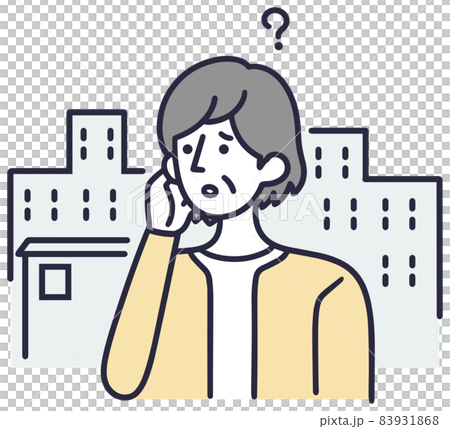 認知症 徘徊 女性 シンプルイラスト 認知症 徘徊 女性 シンプルイラスト 83931868