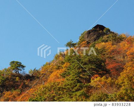関川村鷹の巣温泉、鷹の巣山展望台の紅葉 83933228