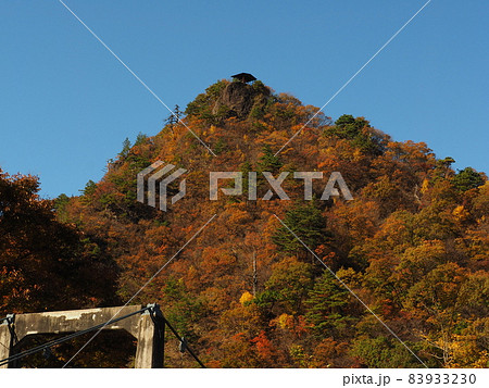 関川村鷹の巣温泉、鷹の巣山展望台の紅葉 関川村鷹の巣温泉、鷹の巣山展望台の紅葉 83933230