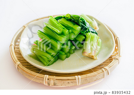 カットした稲核菜の浅漬け カットした稲核菜の浅漬け 83935432