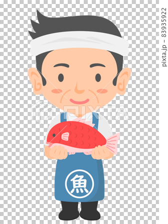 魚屋の店主 83935922