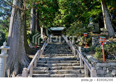 焼山寺山門3（徳島県名西郡神山町、四国霊場12番札所） 83936200