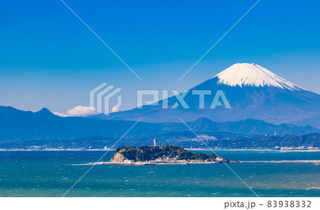 富士山と江の島 富士山と江の島 83938332