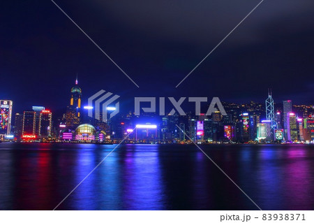 香港_旧正月の夜景 83938371
