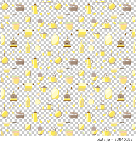 Kitchen utensils pattern pattern yellow Kitchen utensils pattern pattern yellow 83940192